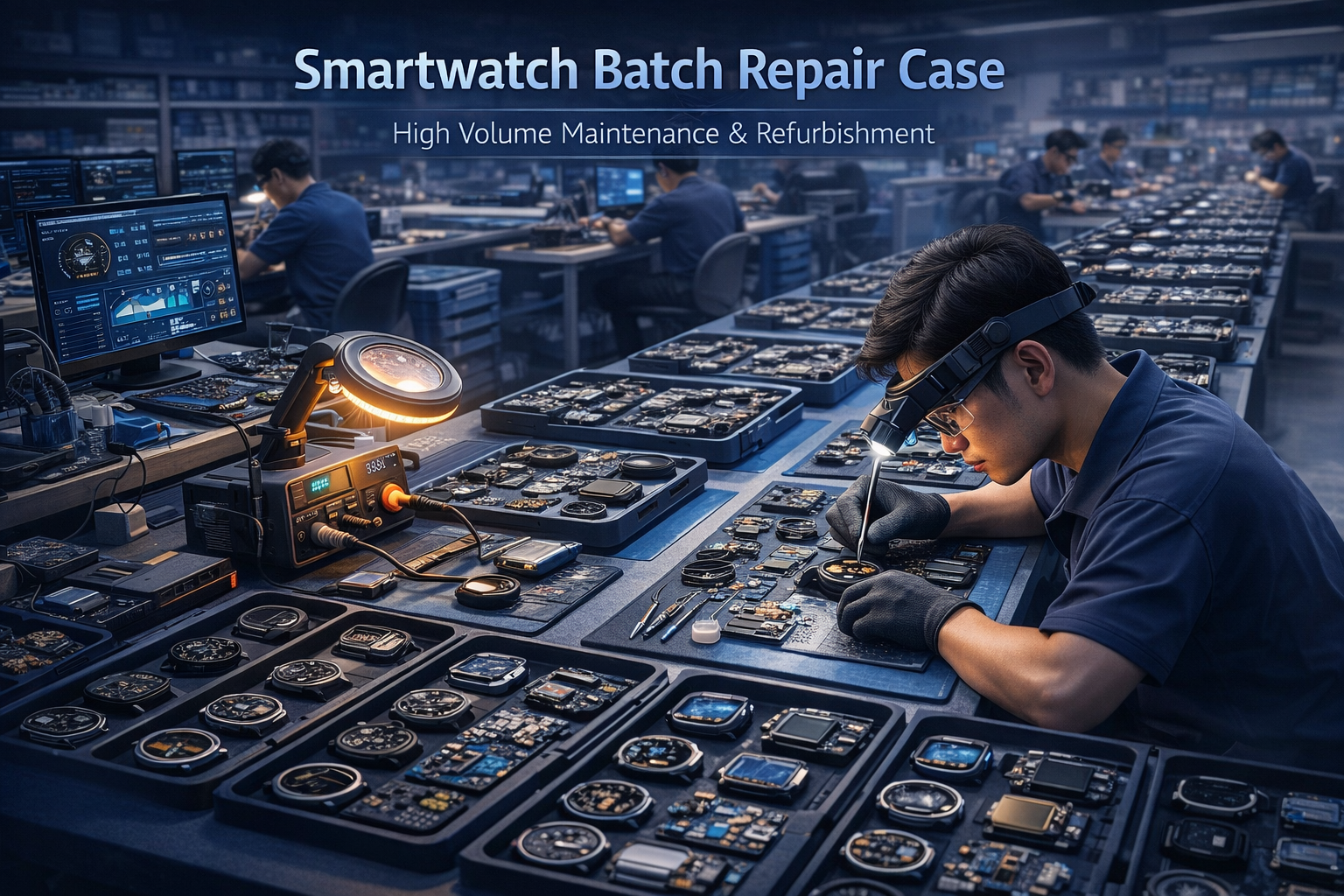 Batch repair project for distributor inventory