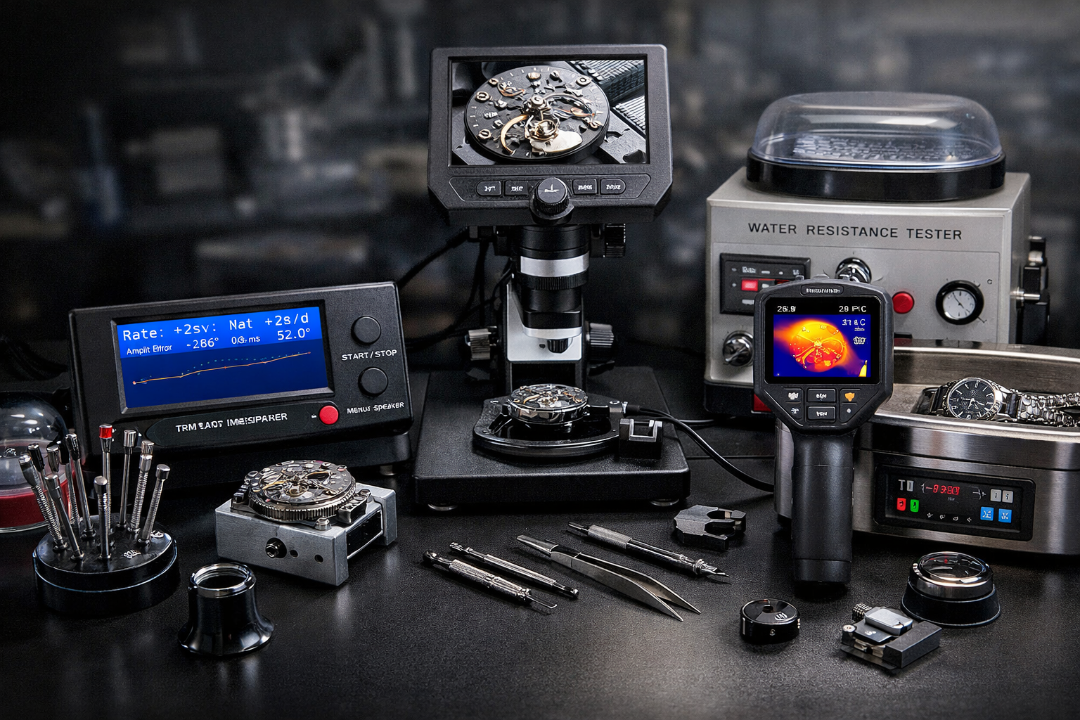Watch diagnostic tools and equipment