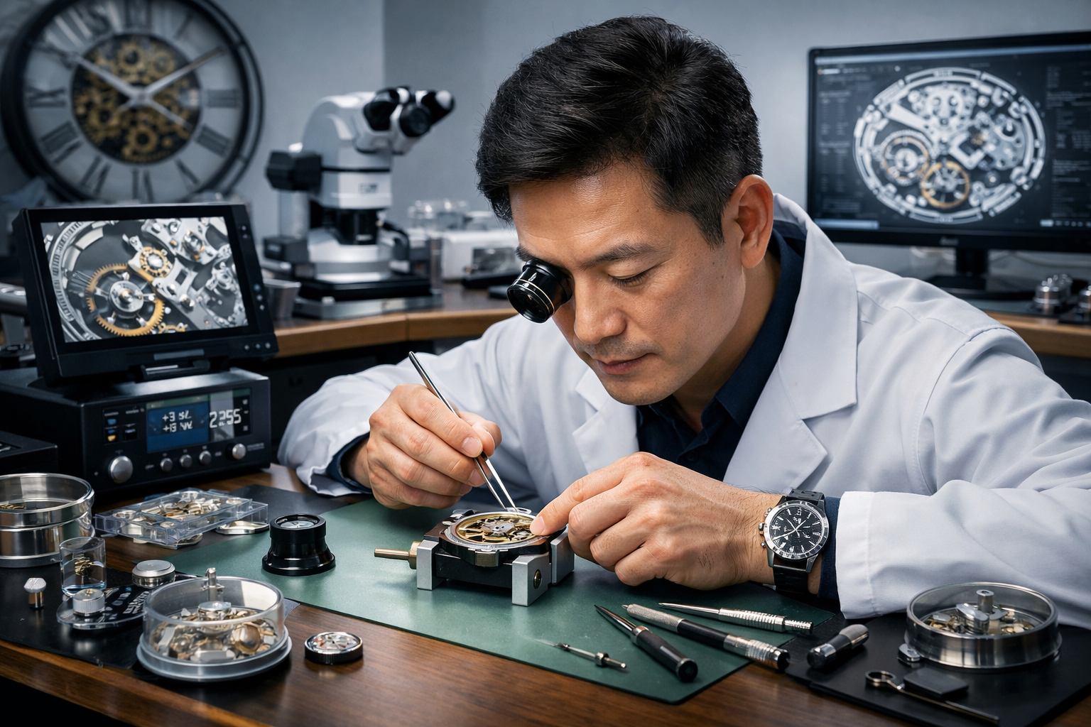 Watch technical service workstation