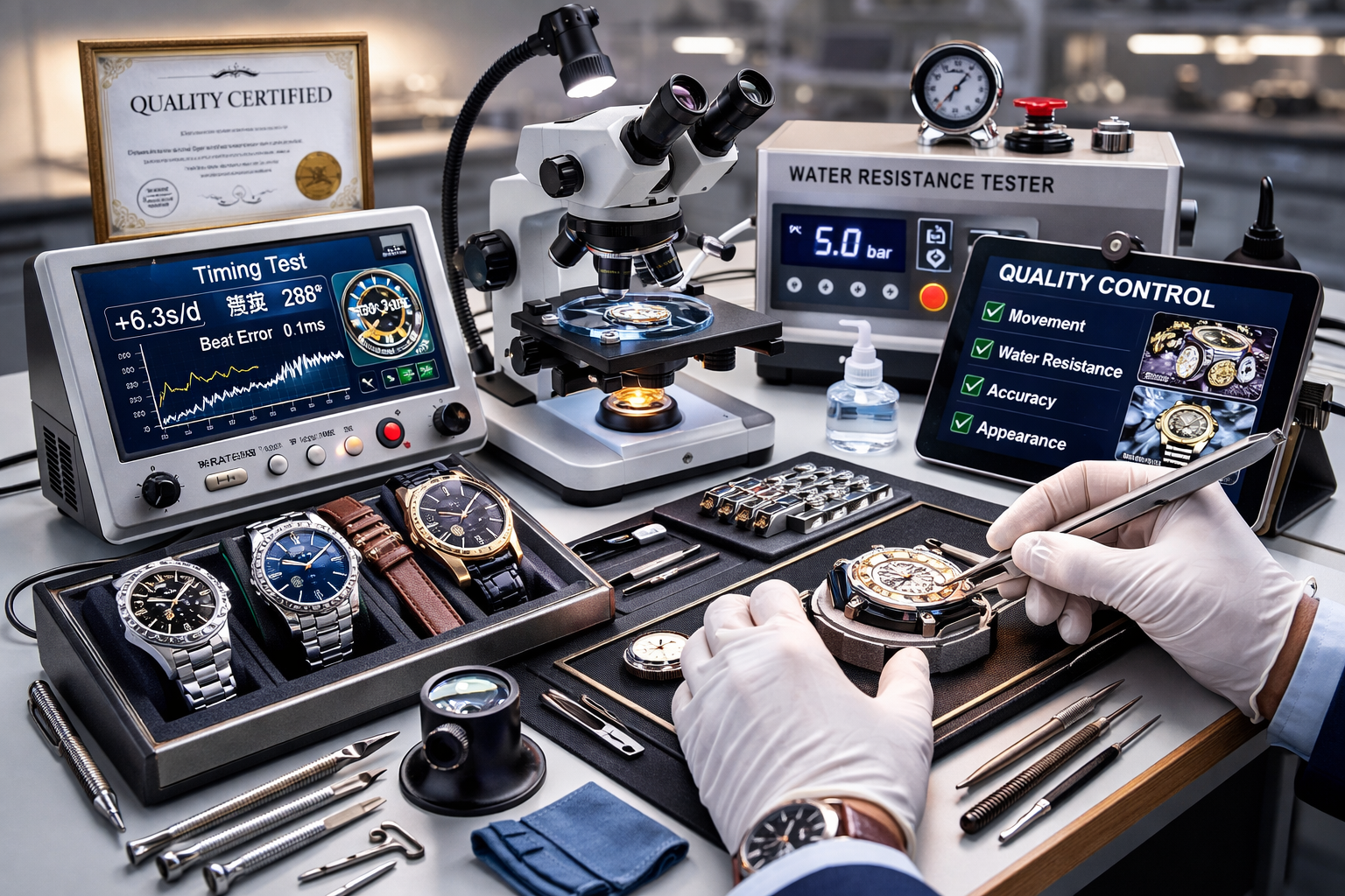 Quality control inspection tools